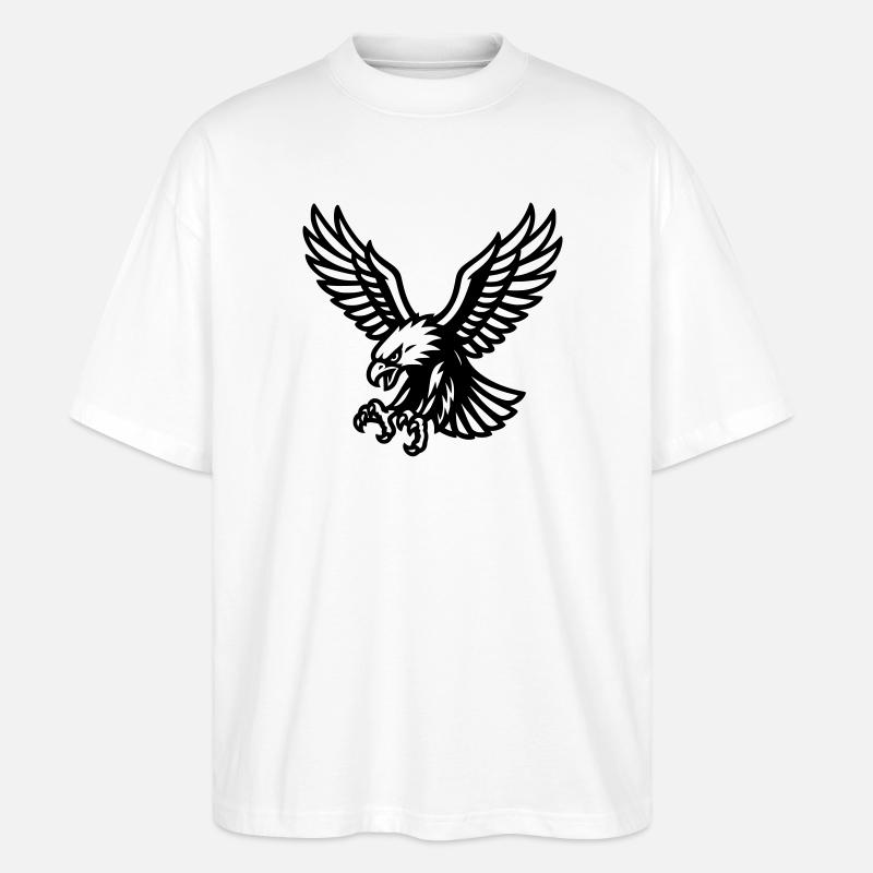 Falke - Stanley/Stella Oversized Unisex Bio T-Shirt Blaster 2.0 - Weiß