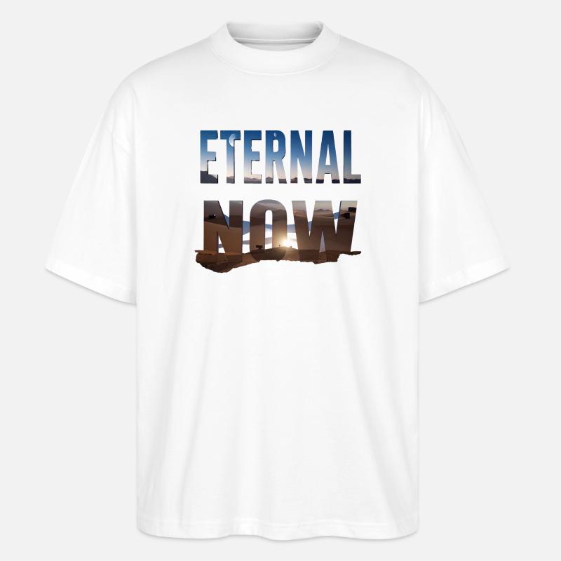 Éternel maintenant - T-shirt bio Blaster 2.0 coupe oversize Stanley/Stella Unisexe - blanc