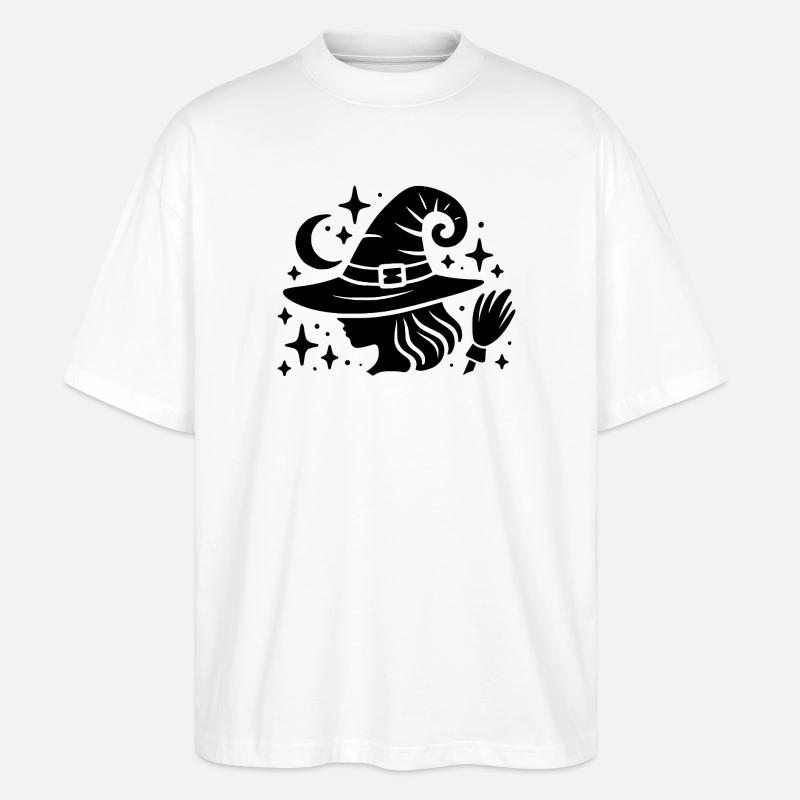 Conception de sorcière - T-shirt bio Blaster 2.0 coupe oversize Stanley/Stella Unisexe - blanc