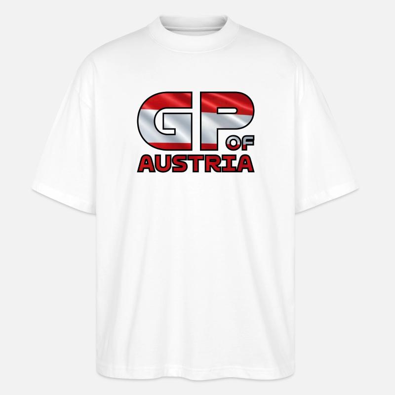 austria_gp - Stanley/Stella Oversized Unisex Bio T-Shirt Blaster 2.0 - Weiß