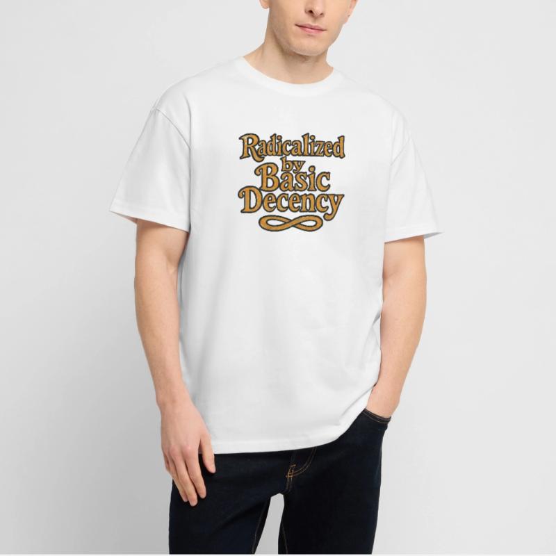 Radicalized by Basic Decency Stanley/Stella Oversized Unisex Organic T-shirt Blaster 2.0