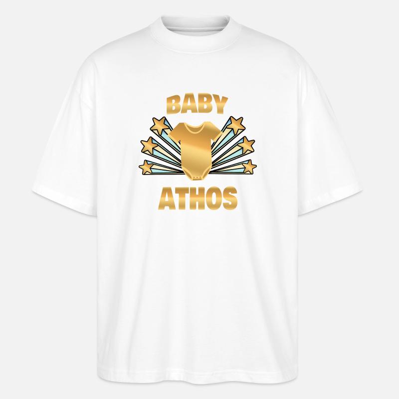 Cadeau pour Athos - T-shirt bio Blaster 2.0 coupe oversize Stanley/Stella Unisexe - blanc