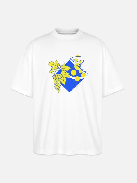 Logo revisited the Marne - Stanley/Stella Oversized Unisex Organic T-shirt Blaster 2.0 - white
