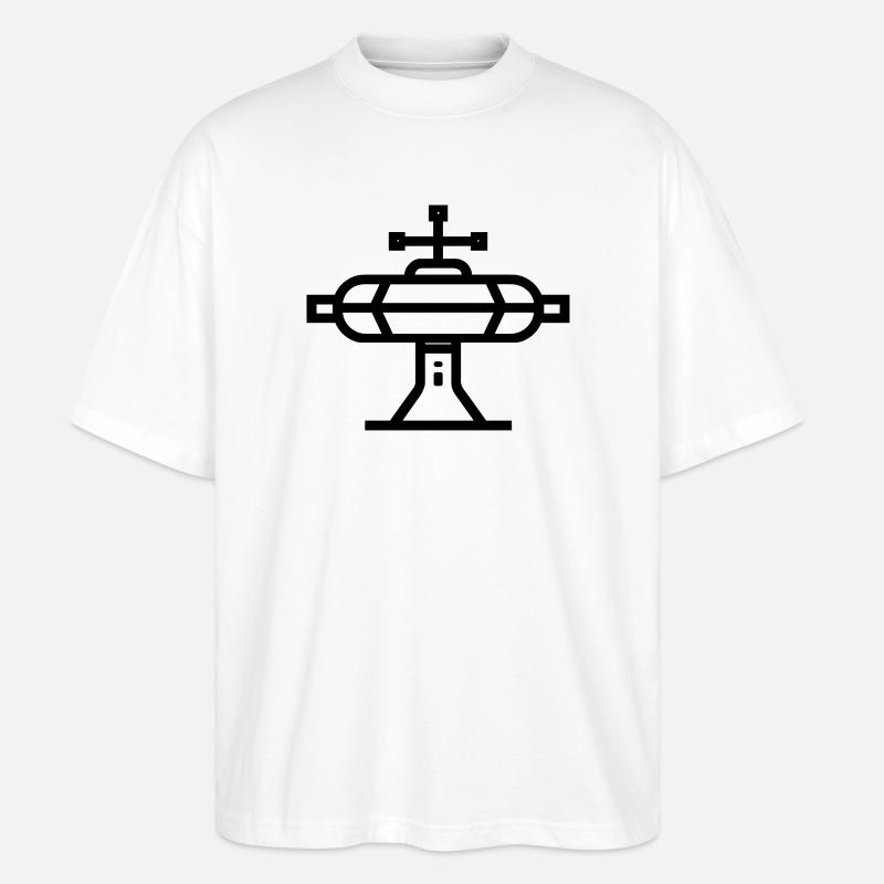 station spatiale - T-shirt bio Blaster 2.0 coupe oversize Stanley/Stella Unisexe - blanc