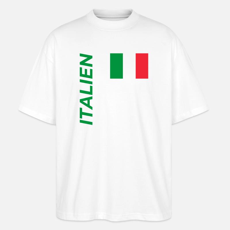 Cinque Terre - Stanley/Stella Oversized Unisex Bio T-Shirt Blaster 2.0 - Weiß
