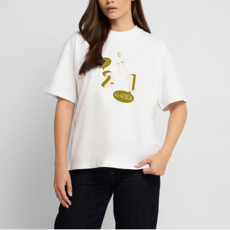 Math Math Math Teacher Mathematician Stanley/Stella Oversized Unisex Organic T-shirt Blaster 2.0