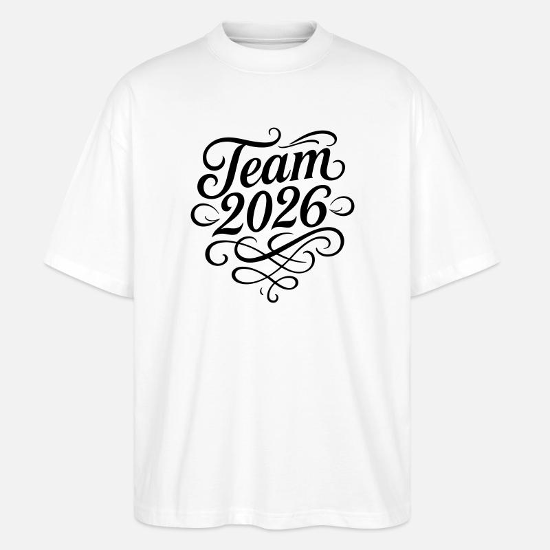 Team 2026 - Stanley/Stella Oversized Unisex Bio T-Shirt Blaster 2.0 - Weiß