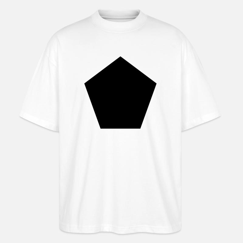 Fuenfeck - Stanley/Stella Oversized Unisex Bio T-Shirt Blaster 2.0 - Weiß