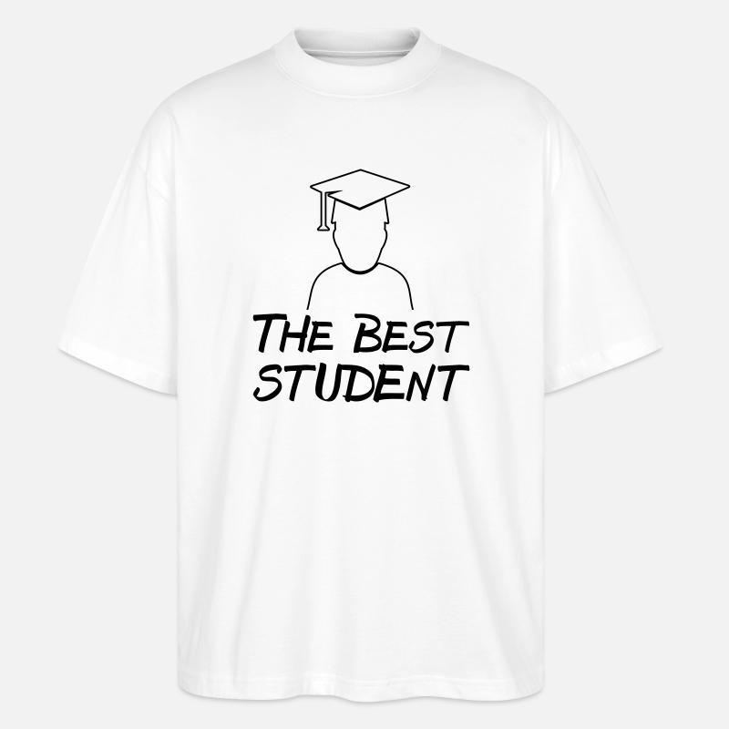 Best Student - Stanley/Stella Oversized Unisex Bio T-Shirt Blaster 2.0 - Weiß