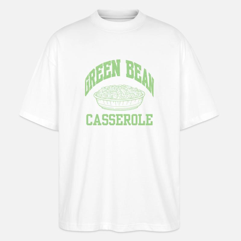 cool Casserole Haricots Verts - T-shirt bio Blaster 2.0 coupe oversize Stanley/Stella Unisexe - blanc