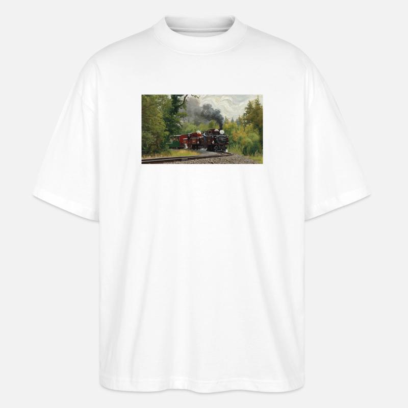 Double Double Fairlies - T-shirt bio Blaster 2.0 coupe oversize Stanley/Stella Unisexe - blanc