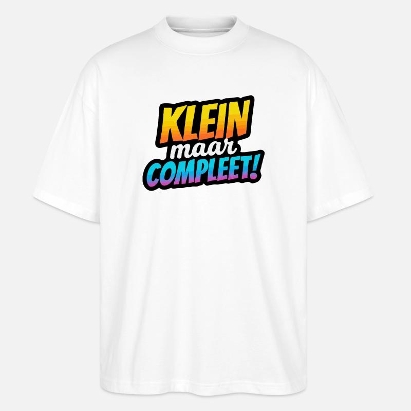 Kleiner, aber vollständiger Retro-Farbverlauf - Stanley/Stella Oversized Unisex Bio T-Shirt Blaster 2.0 - Weiß
