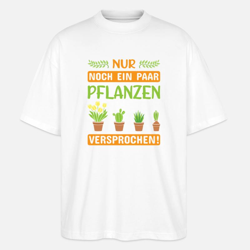 Garten Gärtner Gärtnern Gartenarbeit Gartenarbeit - Stanley/Stella Oversized Unisex Bio T-Shirt Blaster 2.0 - Weiß