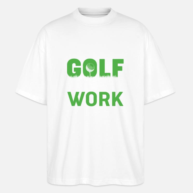 Golf - Stanley/Stella Oversized Unisex Bio T-Shirt Blaster 2.0 - Weiß