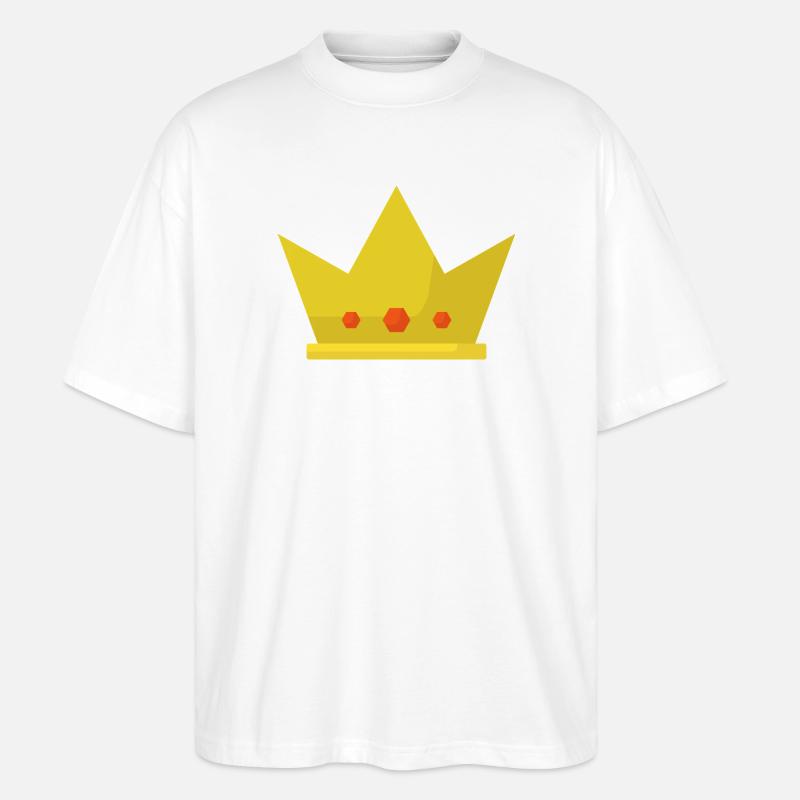 Krone - Stanley/Stella Oversized Unisex Bio T-Shirt Blaster 2.0 - Weiß