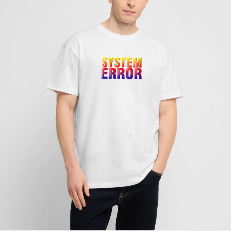System Error Gradient Stanley/Stella Oversized Unisex Organic T-shirt Blaster 2.0