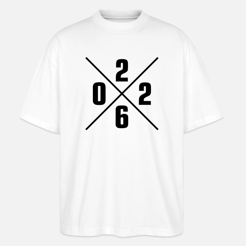 2026 - Stanley/Stella Oversized Unisex Bio T-Shirt Blaster 2.0 - Weiß