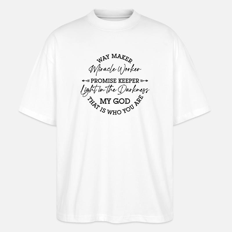 Waymaker - Stanley/Stella Oversized Unisex Bio T-Shirt Blaster 2.0 - Weiß