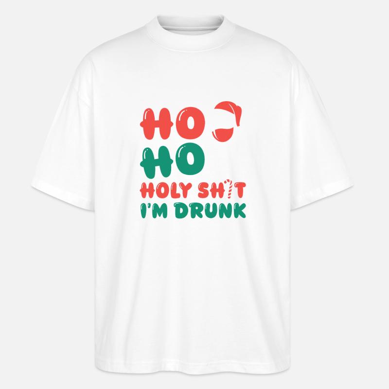 HoHo de, je suis bourré - T-shirt bio Blaster 2.0 coupe oversize Stanley/Stella Unisexe - blanc