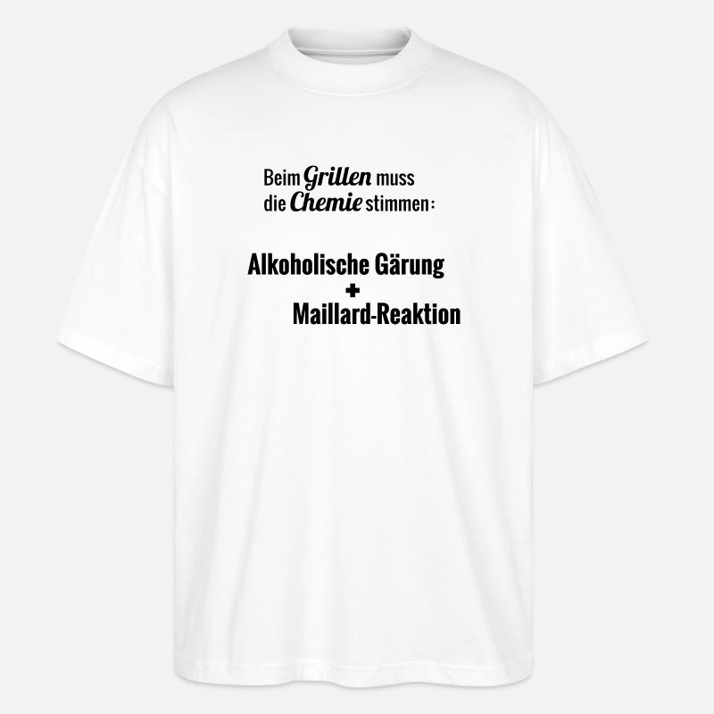 Maillard-Reaktion - Stanley/Stella Oversized Unisex Bio T-Shirt Blaster 2.0 - Weiß