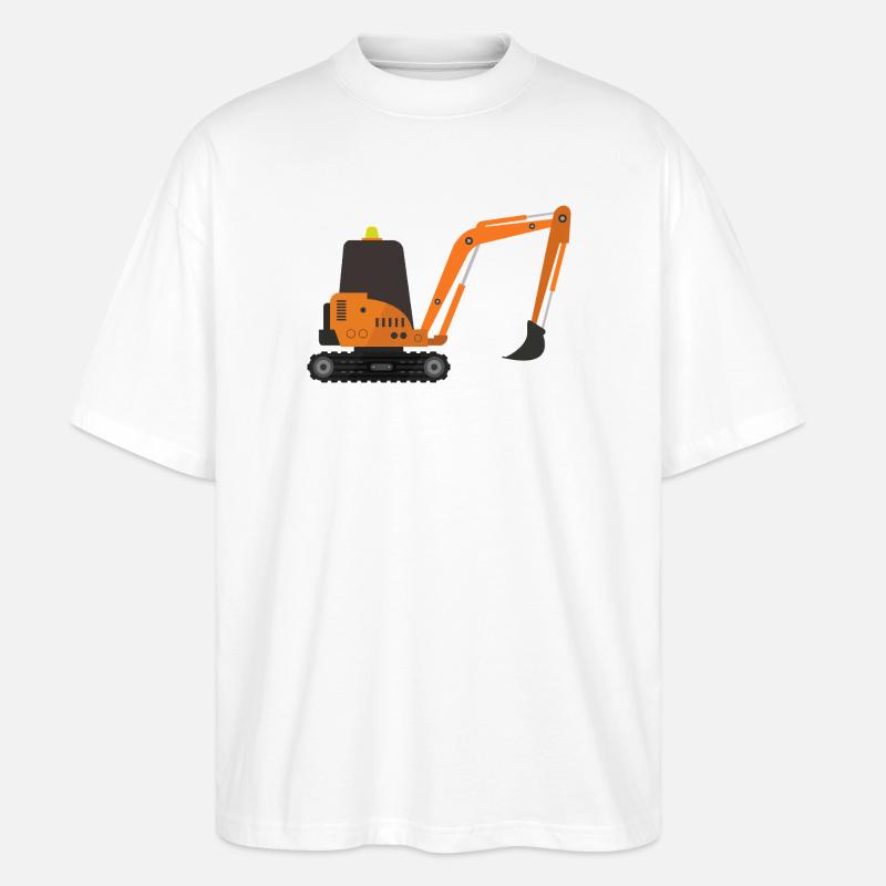 Bagger - Stanley/Stella Oversized Unisex Bio T-Shirt Blaster 2.0 - Weiß
