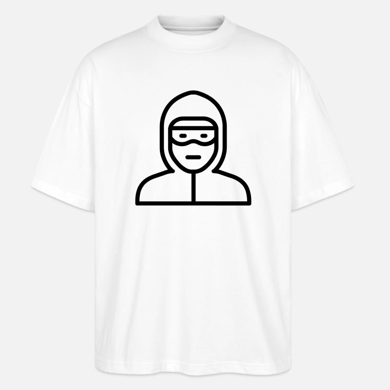 hacker - Stanley/Stella Oversized Unisex Organic T-shirt Blaster 2.0 - white