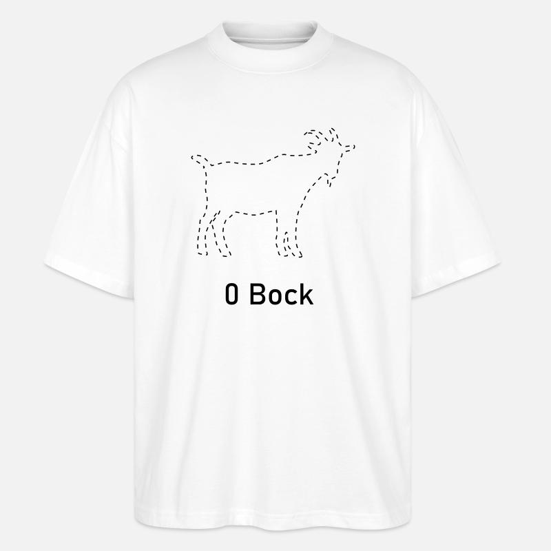 Null Bock - Stanley/Stella Oversized Unisex Bio T-Shirt Blaster 2.0 - Weiß