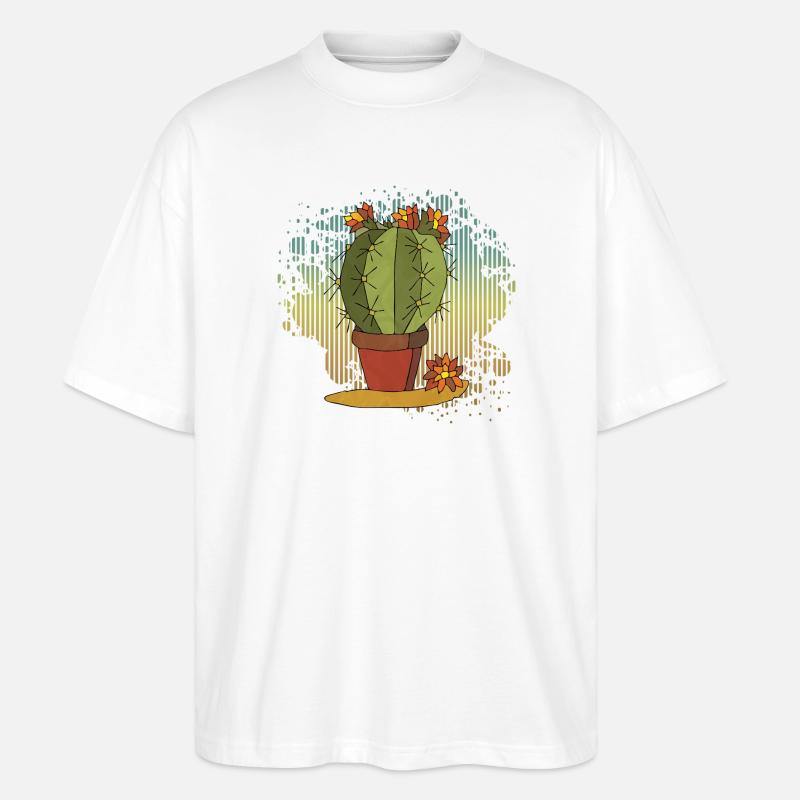 Fleur - T-shirt bio Blaster 2.0 coupe oversize Stanley/Stella Unisexe - blanc