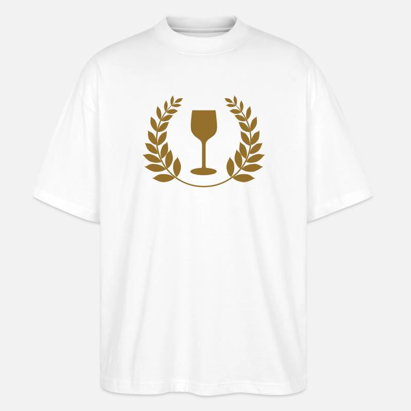 Der echte Ballon d'Or - Stanley/Stella Oversized Unisex Bio T-Shirt Blaster 2.0 - Weiß