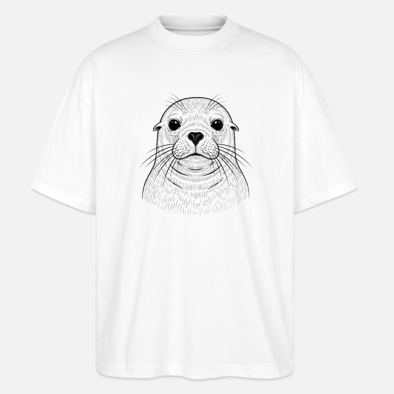 Robbe - Stanley/Stella Oversized Unisex Bio T-Shirt Blaster 2.0 - Weiß