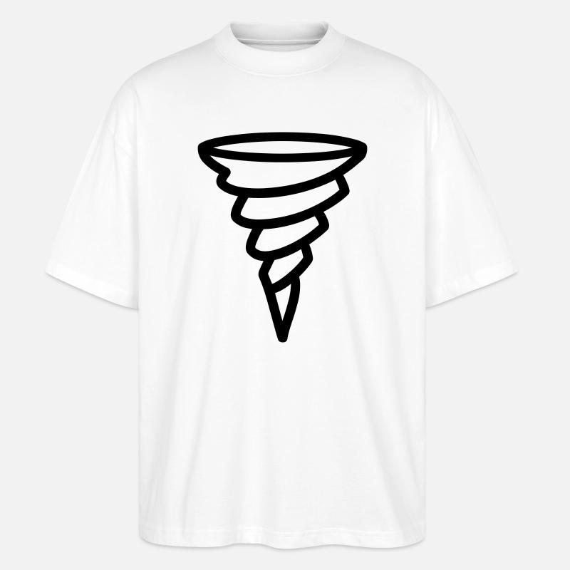 Tornado - Stanley/Stella Oversized Unisex Bio T-Shirt Blaster 2.0 - Weiß