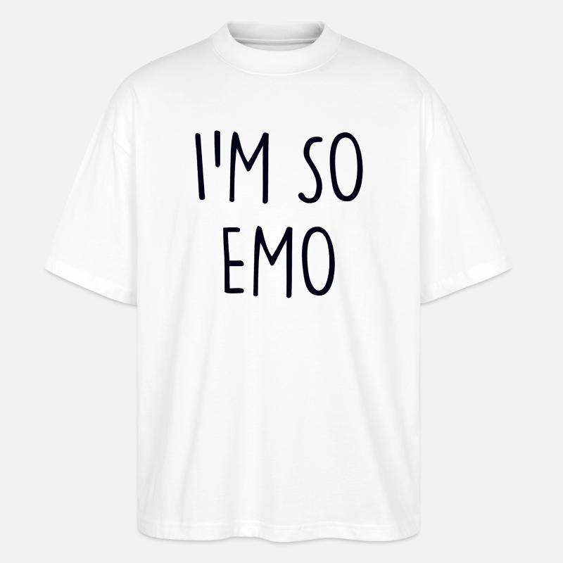 Emo - Stanley/Stella Oversized Unisex Bio T-Shirt Blaster 2.0 - Weiß