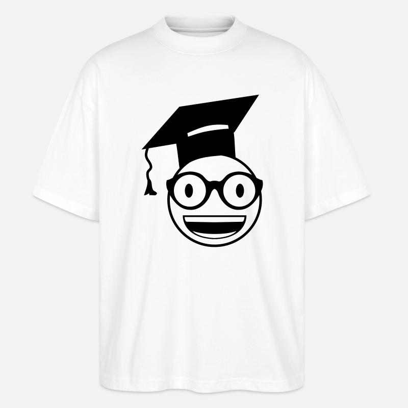 Nerd Student - Stanley/Stella Oversized Unisex Bio T-Shirt Blaster 2.0 - Weiß