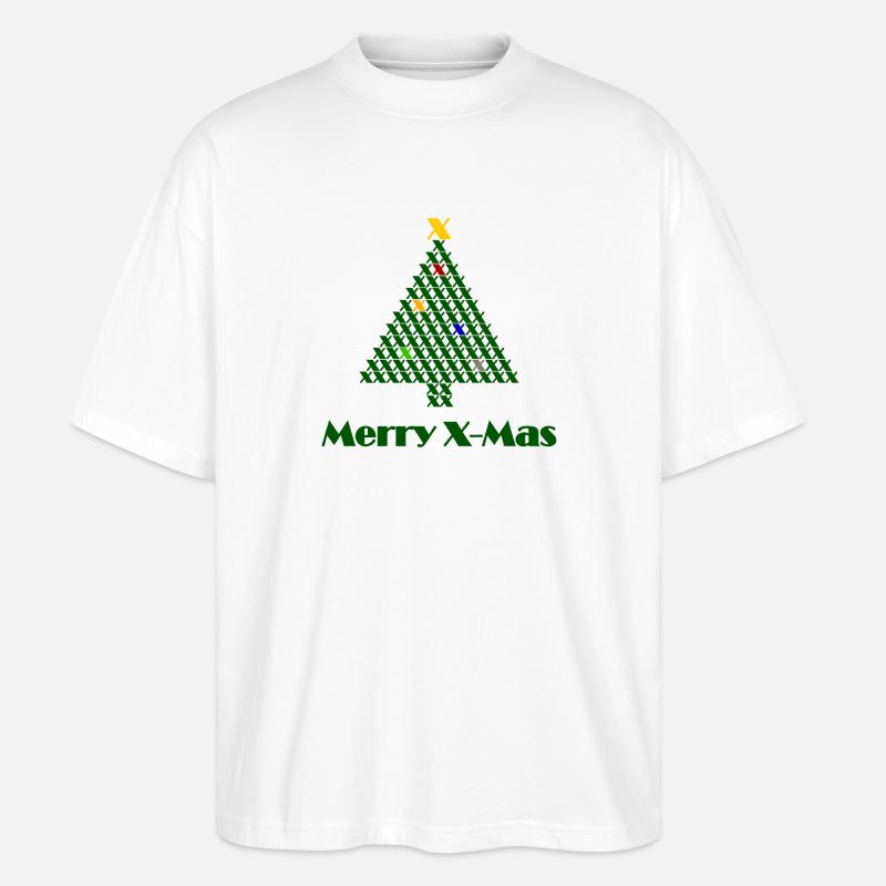 Merry X-Mas! - Stanley/Stella Oversized Unisex Bio T-Shirt Blaster 2.0 - Weiß