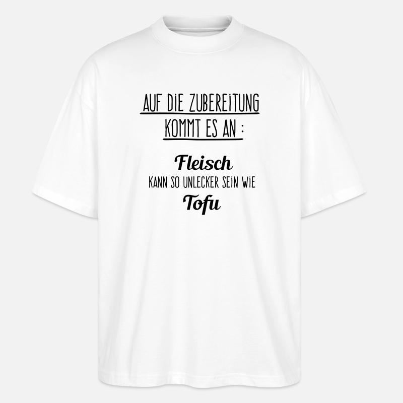 Tofu - Stanley/Stella Oversized Unisex Bio T-Shirt Blaster 2.0 - Weiß