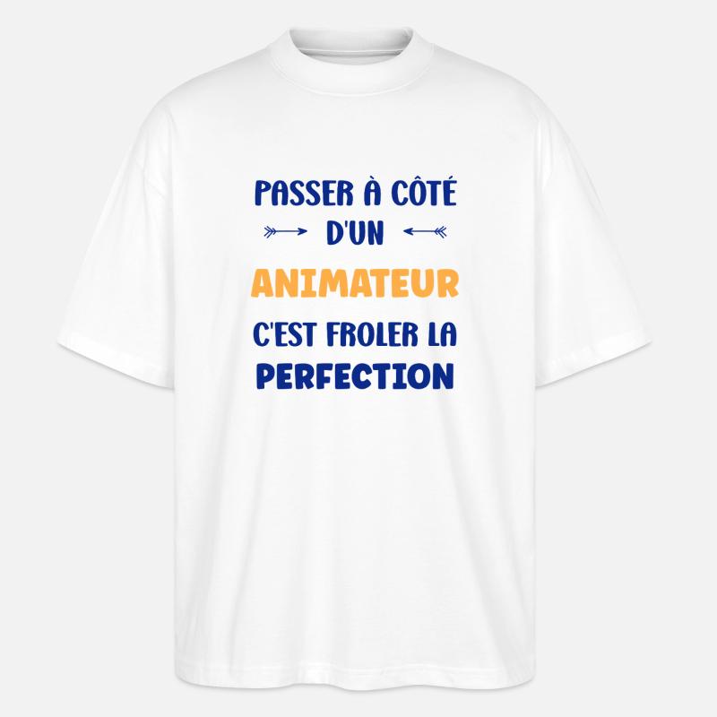 Ein Moderator fehlt - Stanley/Stella Oversized Unisex Bio T-Shirt Blaster 2.0 - Weiß