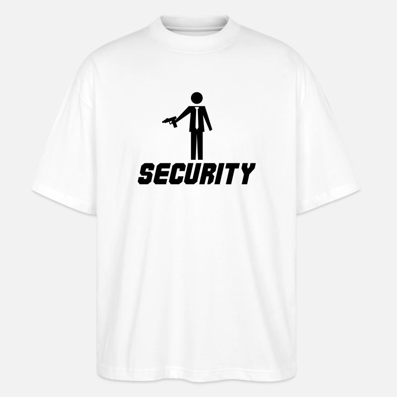 Security - Stanley/Stella Oversized Unisex Bio T-Shirt Blaster 2.0 - Weiß
