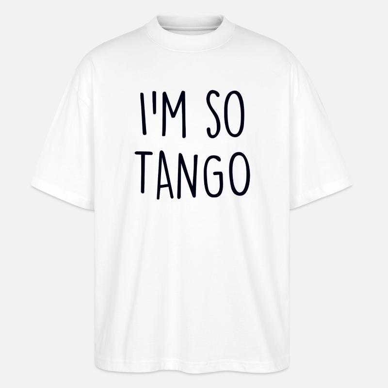Danseur de tango - T-shirt bio Blaster 2.0 coupe oversize Stanley/Stella Unisexe - blanc