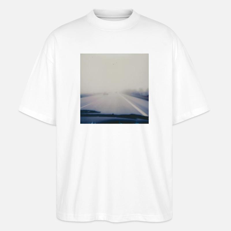 Reisen in Grau - Stanley/Stella Oversized Unisex Bio T-Shirt Blaster 2.0 - Weiß