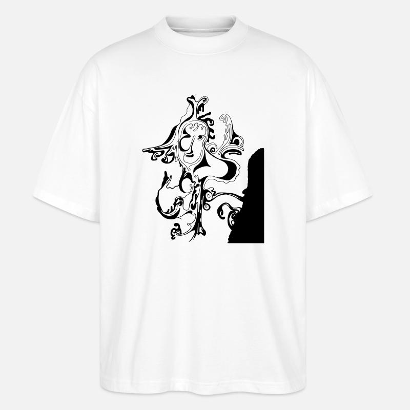 Sakura - T-shirt bio Blaster 2.0 coupe oversize Stanley/Stella Unisexe - blanc