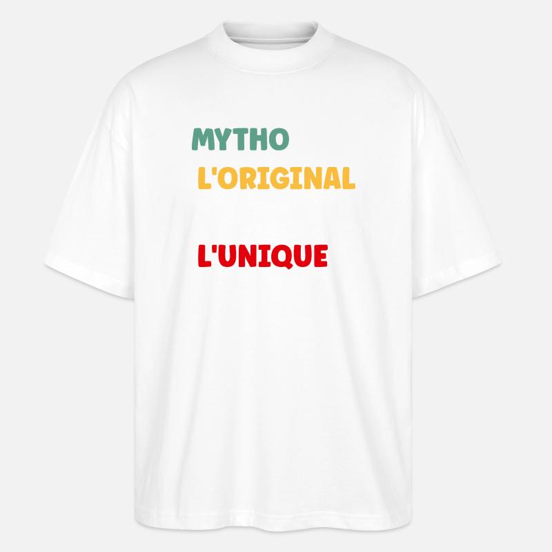 Mytho Original Unique Tee - T-shirt bio Blaster 2.0 coupe oversize Stanley/Stella Unisexe - blanc