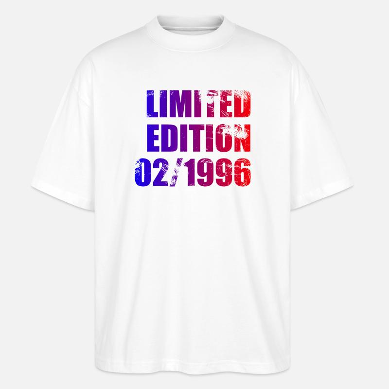 30e anniversaire Édition Limitée 02/1996 - T-shirt bio Blaster 2.0 coupe oversize Stanley/Stella Unisexe - blanc