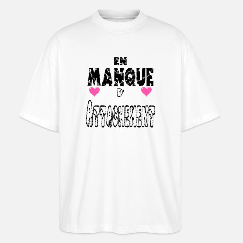 Lacking attachment - Stanley/Stella Oversized Unisex Organic T-shirt Blaster 2.0 - white