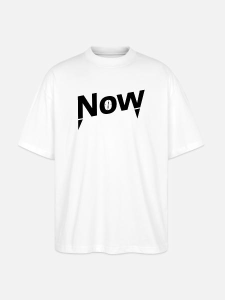 NOW - Jetzt Motivation Sport - Stanley/Stella Oversized Unisex Organic T-shirt Blaster 2.0 - white