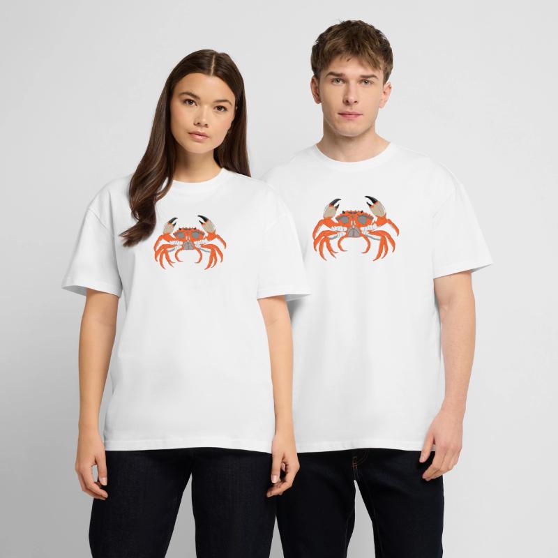 Empreinte de crabe T-shirt bio Blaster 2.0 coupe oversize Stanley/Stella Unisexe