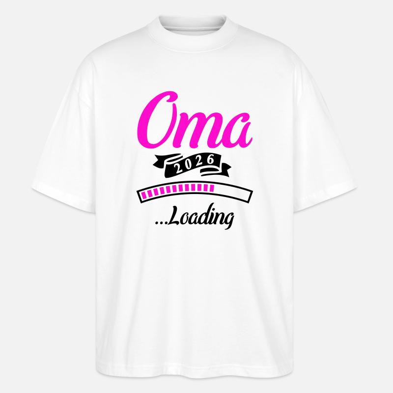 Oma 2026 Loading  - Stanley/Stella Oversized Unisex Bio T-Shirt Blaster 2.0 - Weiß