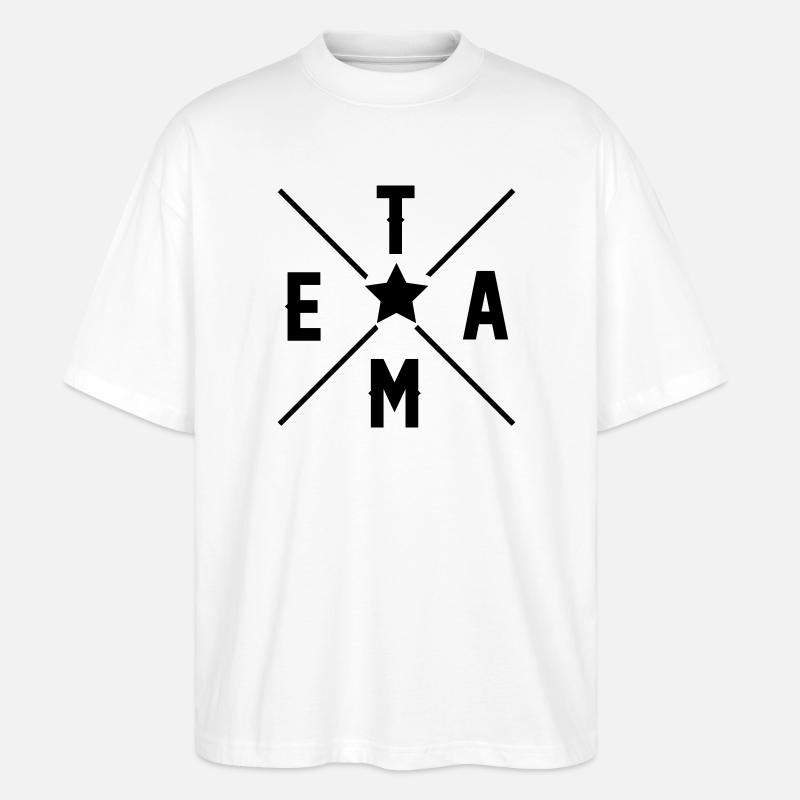 Team - Stanley/Stella Oversized Unisex Bio T-Shirt Blaster 2.0 - Weiß