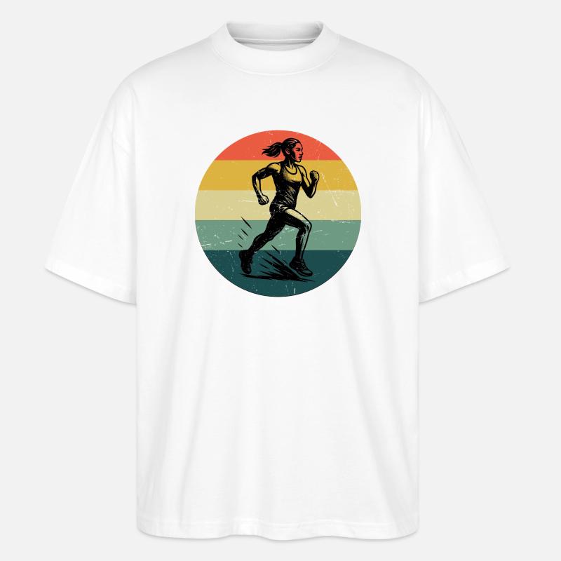 Conception compacte pour la course automobile - T-shirt bio Blaster 2.0 coupe oversize Stanley/Stella Unisexe - blanc