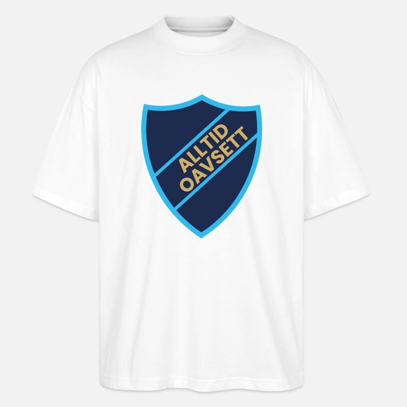 Immer unabhängig vom Schilddesign - Stanley/Stella Oversized Unisex Bio T-Shirt Blaster 2.0 - Weiß