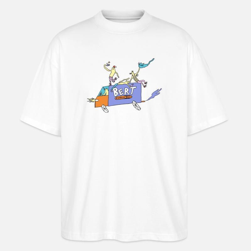 Bert_Express - Stanley/Stella Oversized Unisex Bio T-Shirt Blaster 2.0 - Weiß